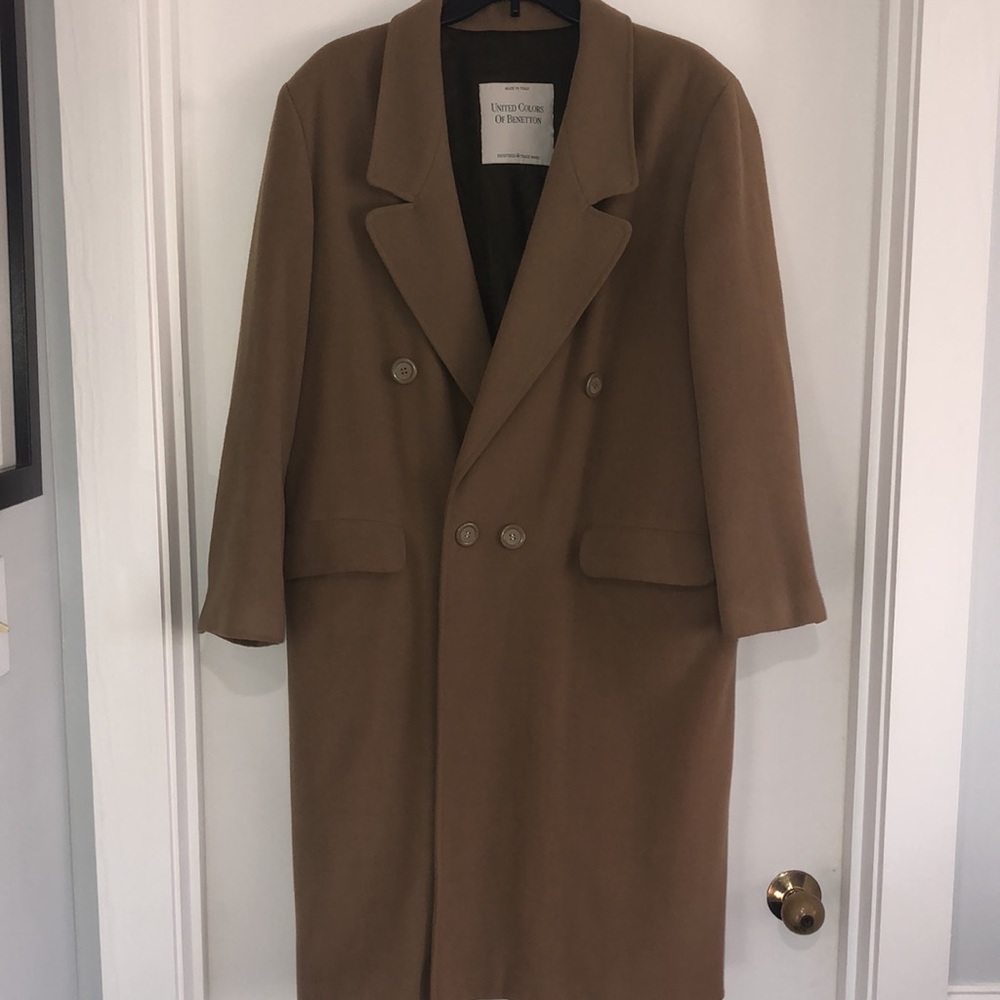 Vintage 1980’s United Colors of Benetton Unisex Wool Coat